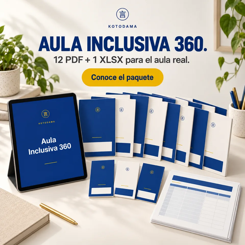 Aula Inclusiva 360: sistema de tomos y herramientas para tomar decisiones en el aula real.
