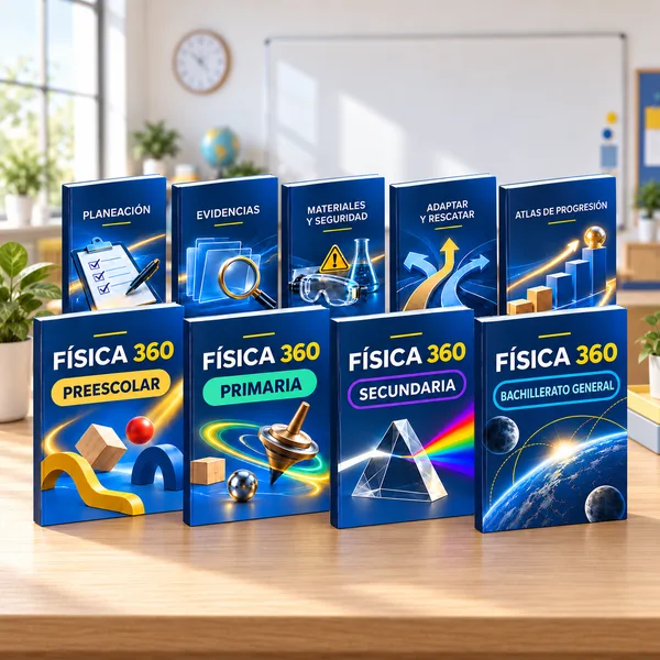 Paquete digital Física 360 Sistema completo en un aula.