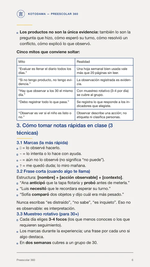 Qué observar