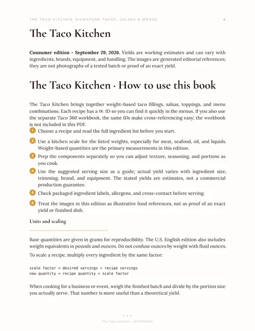 How to use the cookbook